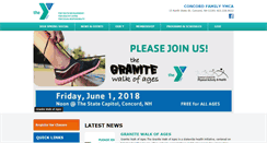 Desktop Screenshot of concordymca.org